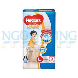 Tã quần Huggies size L 9 miếng (trẻ từ 9 - 14kg)