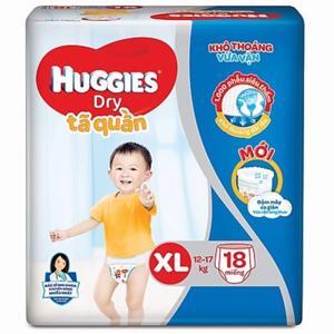 Tã quần Huggies size XL 18 miếng (trẻ từ 12 - 17kg)