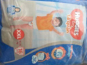 Tã quần Huggies size XXL 16 miếng (trẻ từ 15 - 25kg)