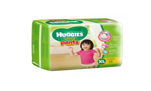 Tã quần Huggies Ultra Pants bé gái size XL 24 miếng (trẻ từ 13 - 18kg)