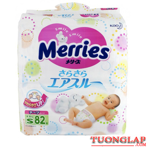 Tã quần Merries size M58 miếng (trẻ từ 6 - 11kg)