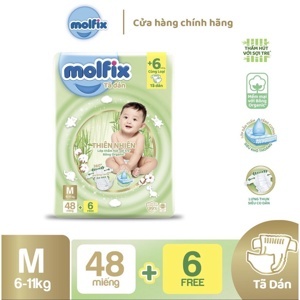 Tã quần Molfix thiên nhiên size XL 34 miếng (cho bé 12 - 17kg)