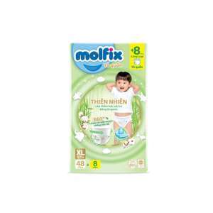 Tã quần Molfix thiên nhiên size XL 48 miếng (cho bé 12 - 17kg)