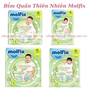 Tã quần Molfix thiên nhiên size L 68 miếng (cho bé 9 - 13kg)