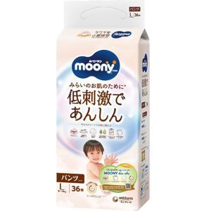 Tã quần Moony Natural L36 - 36 miếng (cho bé từ 9-14kg)