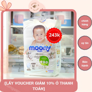 Tã quần Moony Natural M46 - 46 miếng (cho bé từ 5-10kg)