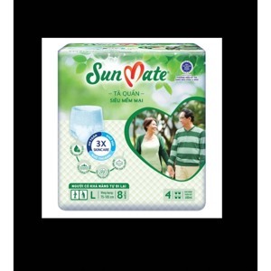 Tã quần người lớn Sunmate L8 8 miếng