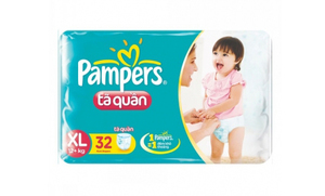 Tã quần Pampers size XL 32 miếng (trẻ trên 13kg)