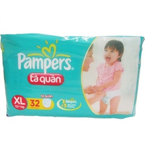 Tã quần Pampers size XL 32 miếng (trẻ trên 13kg)