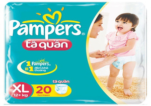 Tã quần Pampers size XL 20 miếng (trẻ trên 13kg)