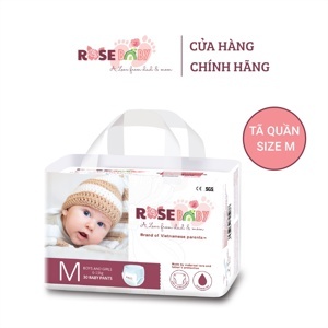 Tã quần Rose Baby (M30/L28/XL26/XXL24/XXXL22)