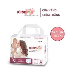 Tã quần Rose Baby (M30/L28/XL26/XXL24/XXXL22)