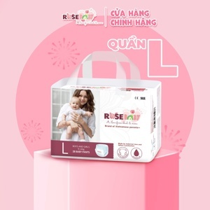 Tã quần Rose Baby (M30/L28/XL26/XXL24/XXXL22)