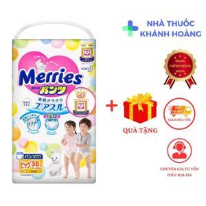 Tã quần Merries XL38 (trẻ từ 12 - 20kg)