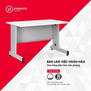 Bàn làm việc Xuân Hòa TAB-12-06I - chân sắt