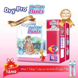 Tã/bỉm quần Dry-Pro siêu thấm hút Malaysia size XXL (15kg - 25kg) - Gói 14 miếng