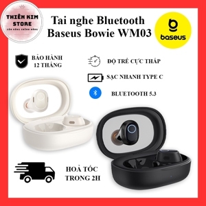 Tai nghe Bluetooth Baseus Bowie WM03