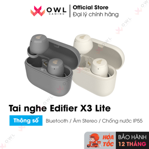 Tai nghe Bluetooth True Wireless Edifier X3