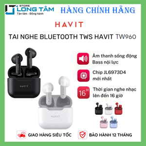 Tai nghe Bluetooth True Wireless Havit TW960