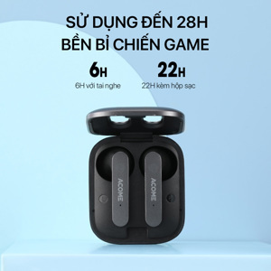 Tai nghe Bluetooth TWS gaming Acome Airdots T3