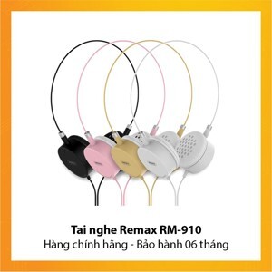 Tai nghe chụp tai Remax RM - 910, có dây