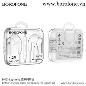 Tai nghe có dây Borofone BM53 Lighting