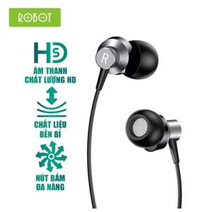 Tai nghe có dây nhét tai Mic HD Robot RE240