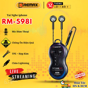 Tai nghe có dây Remax RM-598