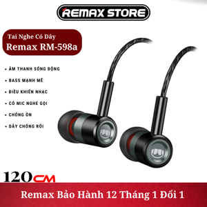 Tai nghe có dây Remax RM-598a