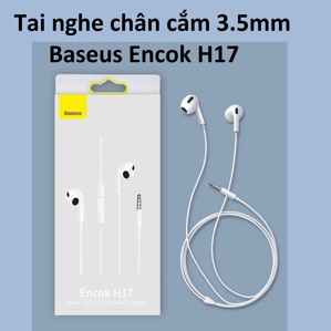 Tai nghe dây Baseus Encok H17