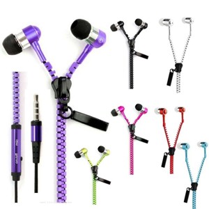 Tai Nghe dây kéo zipper earphones