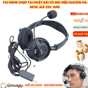 Tai nghe Elecom HS-HP20BK