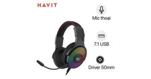 Tai nghe Gaming Havit H2028U RGB USB 7.1