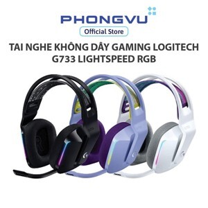 Tai nghe Gaming Logitech G733 LIGHTSPEED Wireless 7.1 RGB