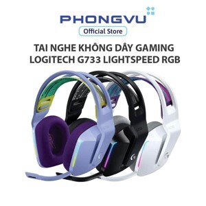 Tai nghe Gaming Logitech G733 LIGHTSPEED Wireless 7.1 RGB