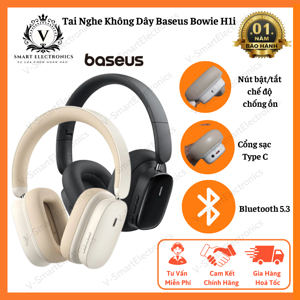 Tai nghe - Headphone Baseus Bowie H1i