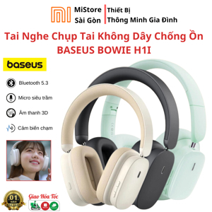 Tai nghe - Headphone Baseus Bowie H1i