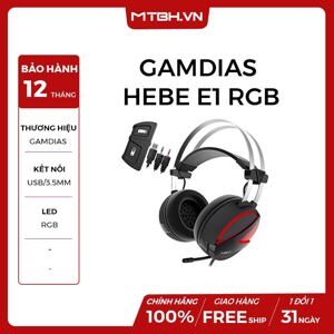 Tai nghe - Headphone Gamdias HEBE E1 RGB