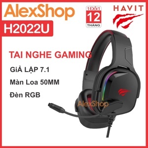 Tai nghe - Headphone Havit H2022U RGB USB 7.1