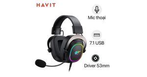 Tai nghe - Headphone Havit H2002P RGB USB 7.1