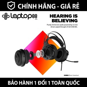 Tai nghe - Headphone HP 1KF76AA ABL OMEN 800