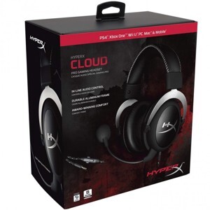 Tai nghe - Headphone Kingston HyperX Cloud Silver