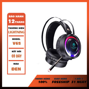 Tai nghe - Headphone Lightning Super V6S 7.1 Led RGB