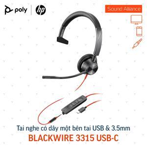 Tai nghe - Headphone Plantronics Blackwire 3315 USB-C