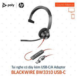 Tai nghe - Headphone Plantronics Blackwire 3310 USB-C