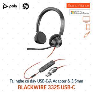 Tai nghe - Headphone Plantronics Blackwire 3325 USB-C