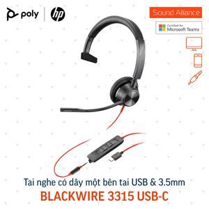 Tai nghe - Headphone Plantronics Blackwire 3315 USB-C