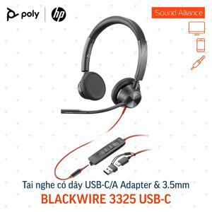 Tai nghe - Headphone Plantronics Blackwire 3325 USB-C