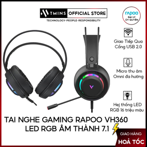 Tai nghe - Headphone Rapoo VH360