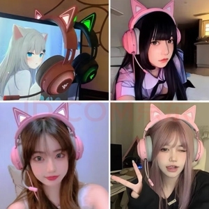 Tai nghe - Headphone Razer Kraken Kitty Chroma Quartz